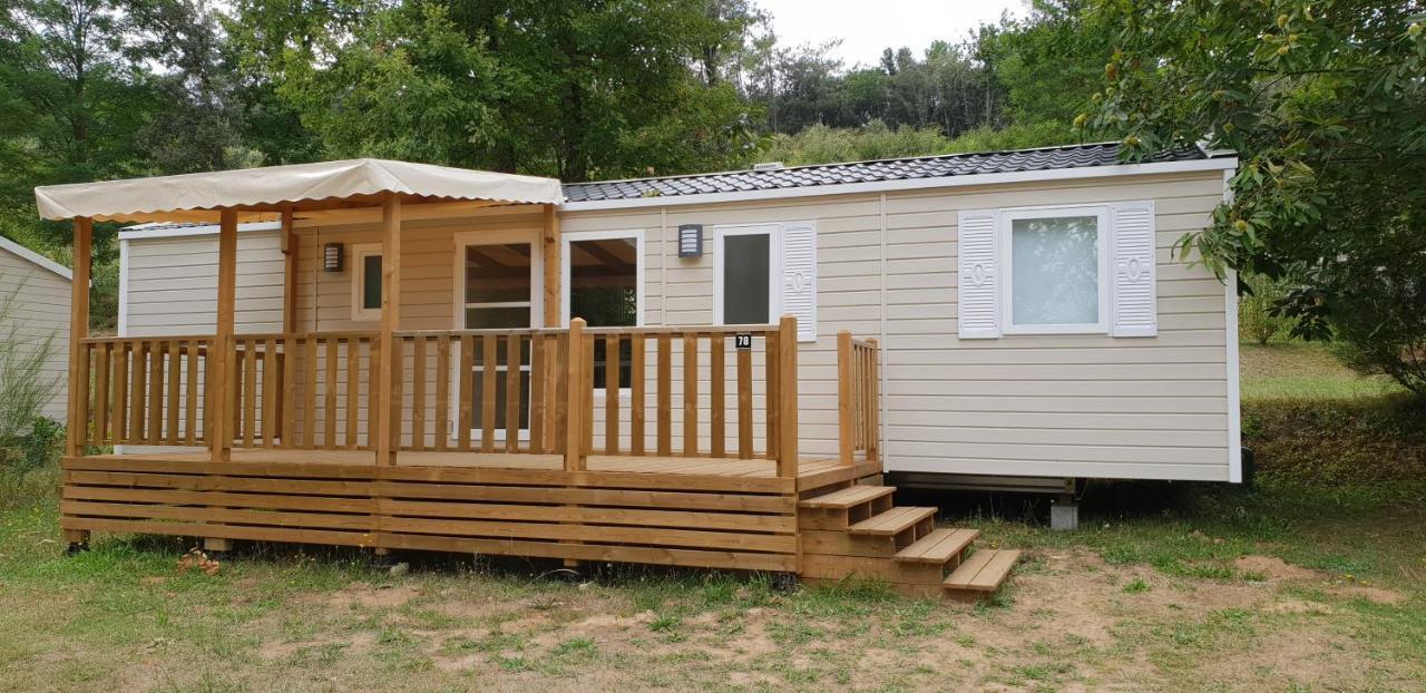 Mobil Home Xxl2 4 Chambres - Camping Chateau La Foret Saint-Julien-des-Landes ภายนอก รูปภาพ